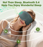 Bamboo Cotton Sleep Mask with Bluetooth Wireless Headphones - Image 6