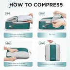 10 Set Compression Packing Cubes - Image 3