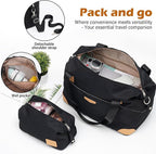 Coolife Luggage 5 Piece Set Suitcase Expandable TSA lock spinner softshell - Image 4