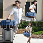 Dimayar Expandable Duffle Bag for Men, 50L Large-Capacity Weekender, - Image 2