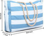 Becokan Beach Bag Large Beach Tote Bag - Image 3