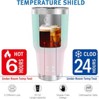 WETOWETO 30oz Tumbler, Stainless Steel Vacuum Insulated Water Coffee Tumbler Cup - Image 4