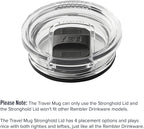 YETI Rambler 20 oz Travel Mug, Stainless Steel, Vacuum Insulated - Image 6