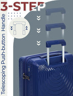 Luggage Sets 5 Piece, Suitcases - Image 3