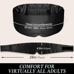 Zenssia Satin Sleep Mask for Women and Men, Lightweight Padded Eye Mask - Image 7