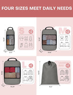 6 PCS Set Compression Packing Cubes - Image 2