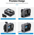 TELESIN Upgraded Aluminum Alloy Cage Frame Housing - Image 5
