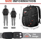 Extra Large Travel Laptop Backpack, 18.4 inch XXXL Gaming Backpack, TSA - Image 2
