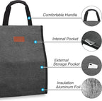 Lunch Bags for Women Insulated Reusable Lunch Tote - Image 3