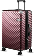 LUGGEX Luggage with Spinner Wheels, Polycarbonate Expandable Hard Shell Suitcase - Image 4