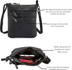Crossbody Sling Bag for Women Small Real Leather Purse Vintage Travel Crossover - Image 2