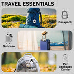 2 Pcs Cute Black Cat Luggage Tags - Image 6