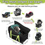 Baby Car Seat Travel Bag Fit Chicco Keyfit 35 and Anti-rebound Bar Base - Image 2