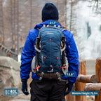 MOUNTAINTOP 25L/40L Hiking Backpack, Lightweight Travel Backpack - Image 4