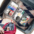 AURUZA 4 Pack Clear Toiletry Bag, Portable Travel Makeup Pouch - Image 7