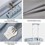 Hanke 24 Inch Luggage Suitcases - Image 7
