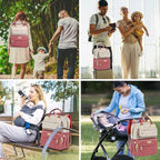 Diaper Bag Backpack, Baby Girl Diaper Bag, Large Diaper Bag Backpack Gift - Image 2