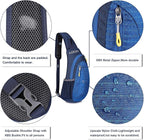 G4Free Sling Bag for Men Women, Small Crossbody Backpack Lightweight Chest - Image 5