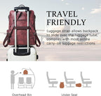 Shrrie Vegan Leather Laptop Backpack - Image 5