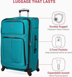 SwissGear Sion Softside Expandable Luggage, Checked-Large 29-Inch - Image 4