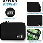 Electronics Organizer, Travel Cord Organizer Pouch, Portable Cable Organizer - Image 2
