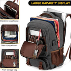 Tzowla Canvas Laptop Backpack, Bag - Image 3
