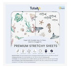 TotAha Premium Soft Pack n Play Sheets, Super Stretchy Jersey Knit Mini Crib by TotAha%7CUnitedStates