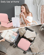 Chomeiu Makeup Bag with LED Mirror, Cute Cosmetic Bags Birthday Gifts - Image 7
