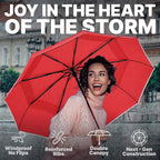 Royal Walk Windproof Folding Travel Umbrella Compact and Strong Luxurious Real - Image 4