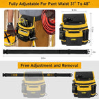Tool Belt, Magnetic Tool Pouch, 14-Pockets Tool Belts - Image 2