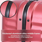 2 pieces 20/29 Aluminum Frame Carry On and Checked Luggage Set - Image 8
