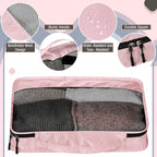 5 Pcs Packing Cubes for Suitcase Large Travel Cubes Carry on Luggage Organizer - Image 4