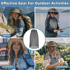 Oversized Mosquito Net 42 x 25 Inches Ultra Large Mosquito Head Net Face Neck - Image 6