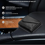 Leather RFID Wallet for Men, Slim Leather Mens Wallet, Handcraft Men's Wallets - Image 4