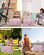Women Weekender Travel Duffle Bag: Travel Duffel Overnight Bags - Image 6