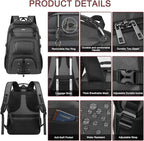 TSA Friendly Travel Laptop Backpack 18.4 inch XXXL Gaming Backpack - Image 3