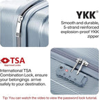 Hanke Luggage Sets 3 piece Carry On Luggage - Image 8