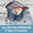 CleverMade Collapsible Insulated Cooler Bag – Leakproof Soft Folding Cooler - Image 4
