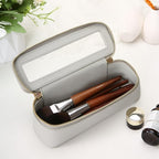 Aveniee Clear Makeup Brush Bag, Slim Brush Holder Cosmetic Case, Small Travel - Image 2