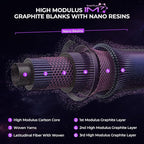 KastKing Royale Legend Pro Technique Bass Fishing Rods, KastFlex IM7 Graphite - Image 2