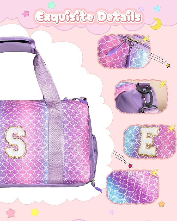 Gifts for 4 5 6 7 8 9 10 Year Old Girls-Girl Gym Bag - Image 4