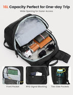 SKYSPER 16L Hiking Backpack Lightweight Small - Image 4