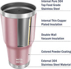 WETOWETO 30oz Tumbler, Stainless Steel Vacuum Insulated Water Coffee Tumbler Cup - Image 5