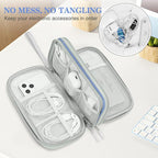FYY Electronic Organizer, Travel Cable Organizer Bag Pouch Electronic - Image 5