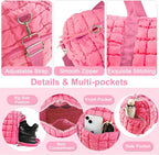 Quilted Travel Duffle Bag Gym Bag - Image 3