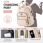 Laptop Backpack for Women, High School Bookbag for Girls - Image 3