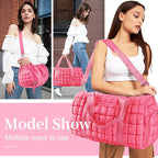 Quilted Travel Duffle Bag Gym Bag - Image 5