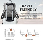Shrrie Vegan Leather Laptop Backpack - Image 5