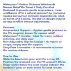 Motion Sickness Relief Acupressure Wristbands - Image 2