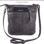 Crossbody Sling Bag for Women Small Real Leather Purse Vintage Travel Crossover - Image 6